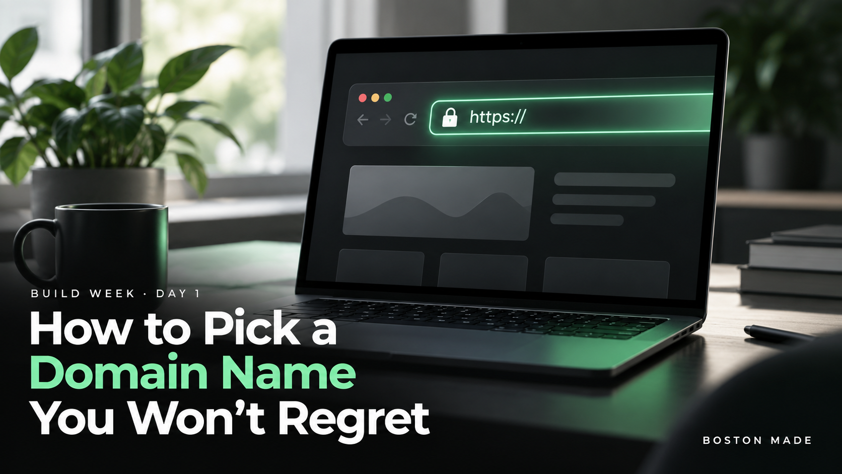 Build Week, Day 1: How to Pick a Domain Name You Won’t Regret